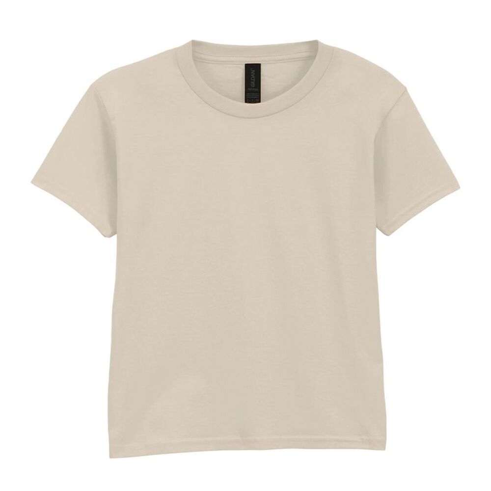 Gildan Childrens/Kids Softstyle Plain T-Shirt / Sand